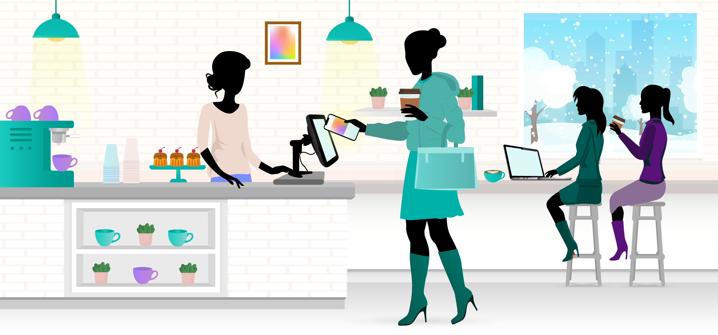 Skimm Girl using Apple Card