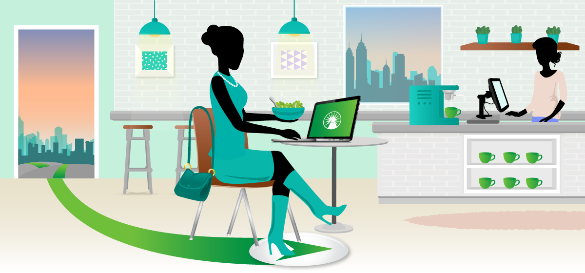 Skimm Girl Using Fidelity